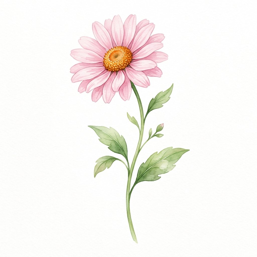 Pink Flower Accent